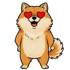 超現實博美犬貼圖