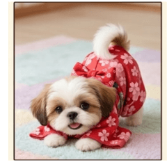 Shih Tzu Kimono Stickers