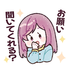 Cute girl love Sticker  2