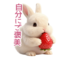 Round Healing Rabbit Daily Life