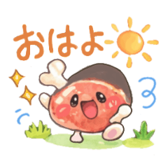 Nikumaru (Bone-in) Daily Stickers