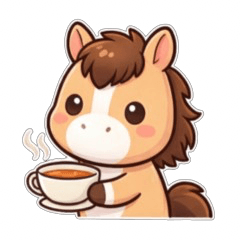 Hinoe Fortunate Horse Stickers