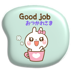 Puffy sticker-style talk [ ENG & JPN ]