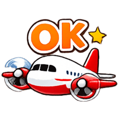 Cute and laid-back propeller airplane