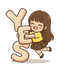 Nong Mint  a cute little girl.