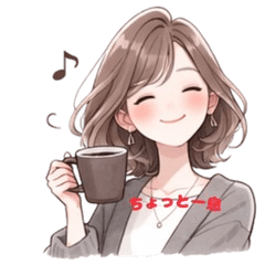 chic cute daily stickers