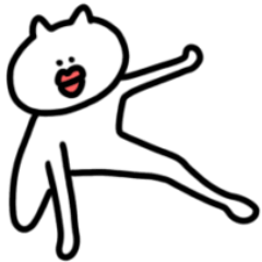 sabosan's sticker(cat)