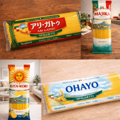 Fictional Dried Pasta Spaghetti