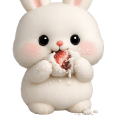 可愛くてあどけないうさぎ