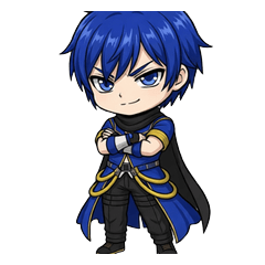 Blue-Haired Boy Reaction Stickers