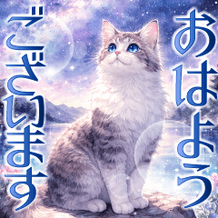 とびだす!銀河猫⭐︎ずっと使える大人敬語