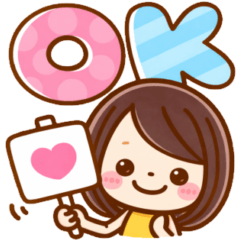 kawaii GIRL moji sticker