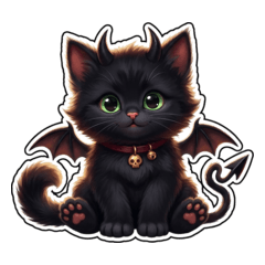 devil cat for bored response