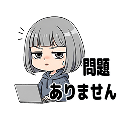 Polite language stickers for use at work