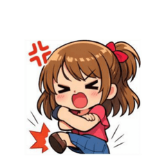 Cute & Chill Girl Stickers for Everyday