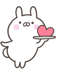 動く☆うさぎさん☆あいさつパック