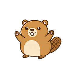 Fluffy Beaver Daily Stickers