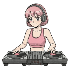 Pinky DJ let play music