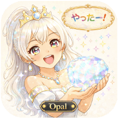 Gem Princess Stickers