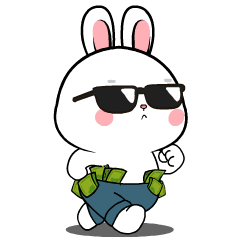 Funny Rabbit 4 : Effect stickers – LINE stickers | LINE STORE