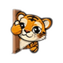 It is a little tiger.