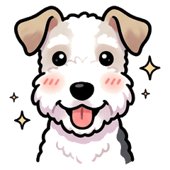 Daily Fox Terrier Stickers