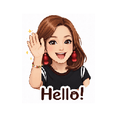 Daily Sweet Girl Stickers