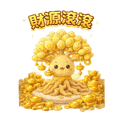 發財樹寶寶－發財啦！