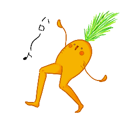 I think it's a carrot.