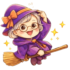 A-chan Witch Stickers