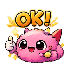 Fluffy Monster's Daily Life Stickers