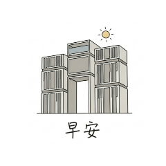 簡約文青風建築物（日常用語）