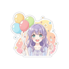 可愛女孩日常表情貼圖