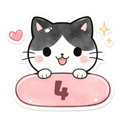 mochi's summer sticker