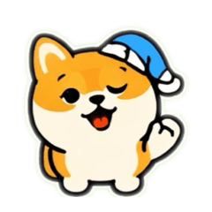 可愛柴犬日常貼圖16款