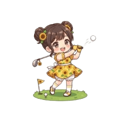 Sunflower Goft Girl