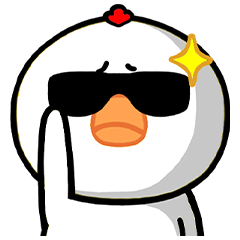 Deadpan Chickens Mood Stickers