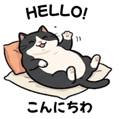 Cute Tuxedo Cat Stickers1103