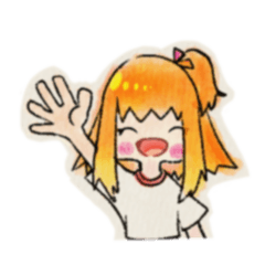 slightly annoying and cheerful girl