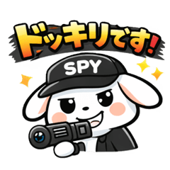 April Fools' Day rabbit stickers.