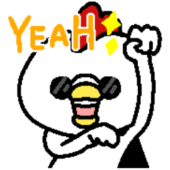 Chicken reaction sticker 2