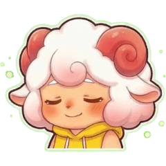 咩莉．蹦角角 五月元氣表情貼 II