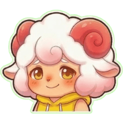 咩莉．蹦角角 五月元氣表情貼 V