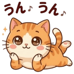 Healing Cat "Miotan" Everyday Stickers 3