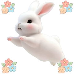 動く!可愛いウサギ 気軽に使える 思いやり - LINE スタンプ | LINE STORE