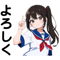 Reply LINE sticker "Nice to meet you"