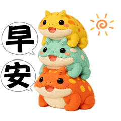 三隻角蛙的日常