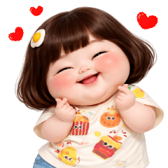 Funny face girl 214 No Text