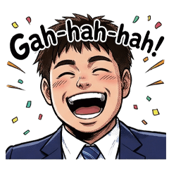 Kind and Charming Young Man Sticker