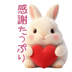 Squishy Round Rabbit Daily Life